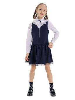 Школьный сарафан для девочки О76124 - Карамелли фото 3