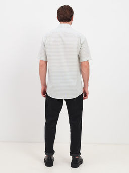 Сорочка мужская короткий рукав GREG 255/207/0222/1p STRETCH  фото 7