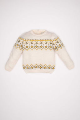 Свитер с этническим узором для маленьких мальчиков