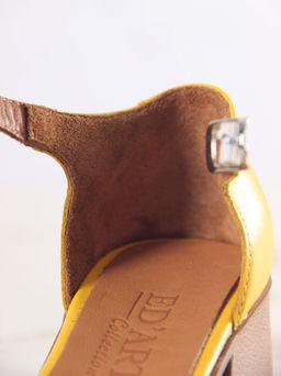 Босоножки 5033.23663be.Желтый+коричневый