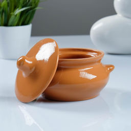 Цена за 2 шт. Горшок керамический для запекания 500 мл Лакомка ОБЧ00000358