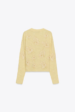 CARDIGAN WITH BEADS - Zara фото 6