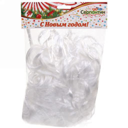 Парик карнавальный "Мерлин", Белый