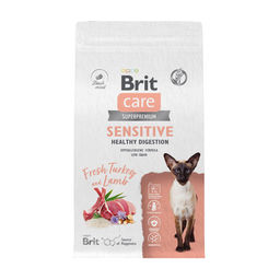 Сухой корм с индейкой и ягнёнком для взрослых кошек "Cat Sensitive Healthy Digestion" 5066155