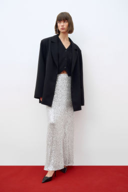 Юбка макси из пайеток - Mollis фото 3