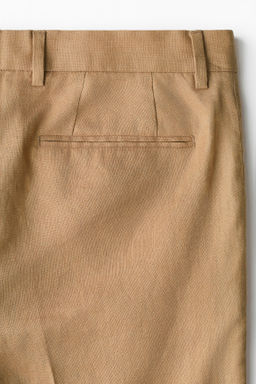 Pantal?n de traje en lino Slim Fit - H&m фото 10