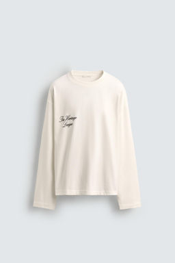 PRINTED SLOGAN T-SHIRT - Zara фото 7
