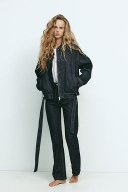 TRF STRAIGHT HIGH-WAIST JEANS