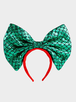 Карнавальный ободок Зелёный бант