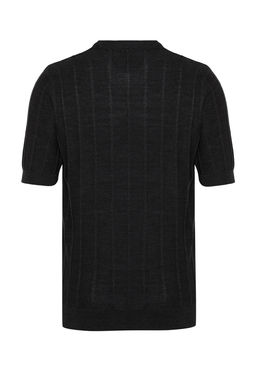 TRENDYOL MAN Lacivert Slim-Dar Fit Pamuklu Bisiklet Yaka Basic Triko T-shirt TMNSS24TS00250 - Trendyolmilla фото 8