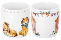 Набор 2 кружек 360 мл 12*8,5*9 см Собачки NEW BONE CHINA - Elan gallery фото 6