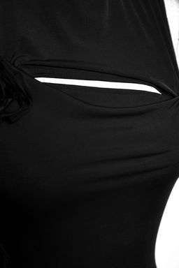 TRENDYOLMILLA Limited Edition K?rm?z? Gul Detayl? Orme Elbise TPRSS25EL00180 фото 8