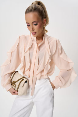 Рубашка Кристл (персиковый)