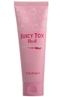 Trimay*Juicy Tox Red Cleansing Foam* Очищающая пенка на основе красного комплекса  фото 3