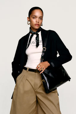 BLAZER FLUIDA BOLSILLOS WILLY CHAVARRIA X ZARA / Negro фото 2