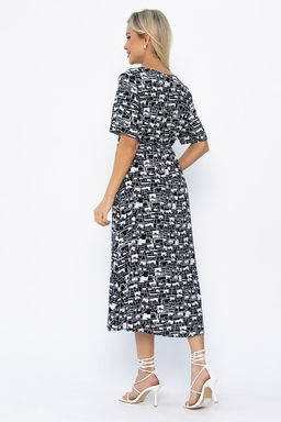 Платье Майя (черно-белое) П13911-3М - Lt collection фото 3