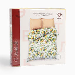 Постельное бельё 1.5-спальное «Этель. Лимонное утро», бязь