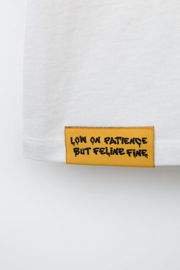 CAMISETA GRAFFITI GARFIELD  PAWS INC / Blanco - Zara фото 4
