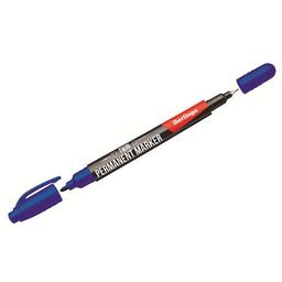 Маркер BERLINGO "Multiline PE55" перм. двухсторонний 0.5 / 1мм., синий (BMd_07102)