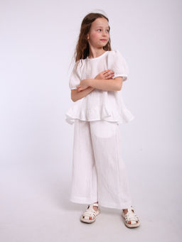 Костюм Пикми муслин белый, КМ-196-3 - От егорки до егора фото 5