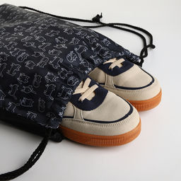 Мешок для обуви Коты, 32*0,5*40 см, отд на шнурке, черный - Simaland фото 4