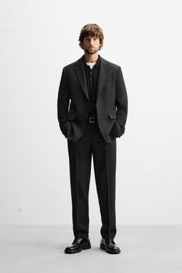 WOOL BLEND SUIT BLAZER