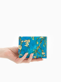 Кошелёк женский на кнопке, 10?1.5?8 см, с принтом, розовый