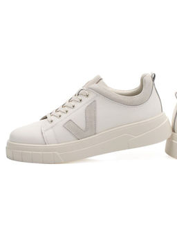 03-YС354-3 LT. BEIGE Полуботинки спортивные женские (натуральная кожа, натуральная замша)