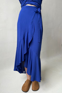 Юбка женская EASY035/01/Васильковый