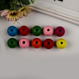 Бусина дерево «Шарики цветные», набор 10 шт., 2.5×2.5 см