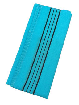 Bath Towel Мочалка-полотенце для душа с пилинг-эффектом / Basic Long Exfoliating Towel, голубой