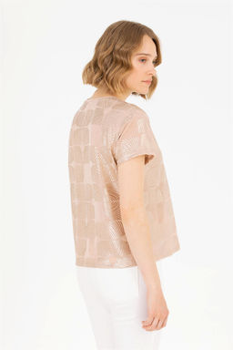 U. S. Polo Assn Женская разноцветная футболка с круглым вырезом - U.s. polo assn фото 12