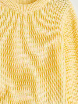 Bisiklet Yaka K?z ?ocuk Triko Kazak