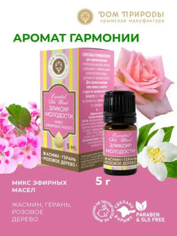 Комплекс эфирных масел ЭЛИКСИР МОЛОДОСТИ