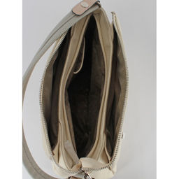 Сумка женская искусственная кожа ADEL-289/1в/ММ, 3отд.2внут.карм. плеч/рем-стропа, бежевый 259301 - Adelia фото 3