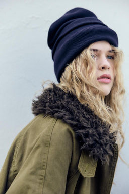 WAXED TRENCH COAT WITH FAUX FUR COLLAR - Zara фото 6