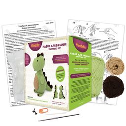 Набор для вязания Miadolla AMG-0108 Храбрый динозаврик  фото 4