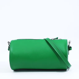 Сумка женская кросс-боди на молнии, 22×11.5×11.5 см, однотонная, зелёная