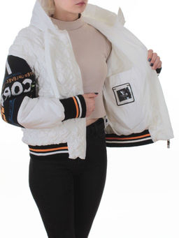 705 WHITE Куртка демисезонная женская (100 гр. синтепон) - Fashion фото 7