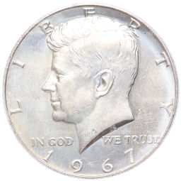 1/2 доллара (50 центов) 1967 года США