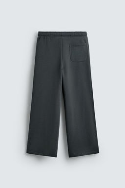BASIC WIDE-LEG JOGGERS - Zara фото 5