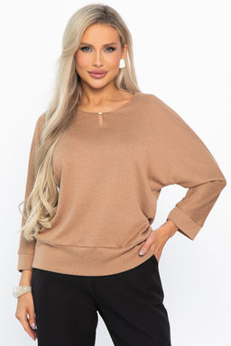 Джемпер трикотажный Претти (бежевый) Б14787-50М