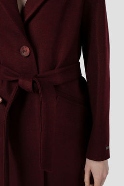 Пальто женское демисезонное (пояс) - El podio фото 6