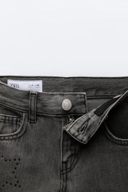 STRAIGHT JEANS WITH STARS - Zara фото 3