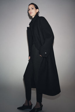 WOOL BLEND COAT ZW COLLECTION