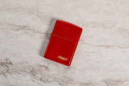Зажигалка ZIPPO Логотип с металлизированным красным покрытием | Logo Metallic Red 49475ZL  фото 11