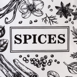 Набор кухонных полотенец Доляна Organic food 35х60см-3шт, 100% хлопок  фото 6