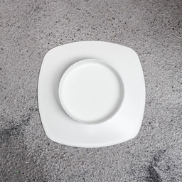 Металлический подсвечник на 1 свечу «Таблетка», 1.5×7 см, белый