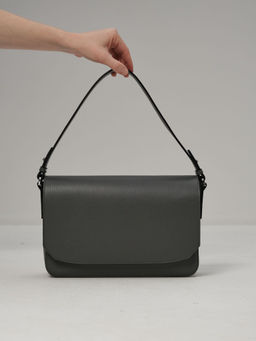 Сумка кожаная Deboro 30512 хромо