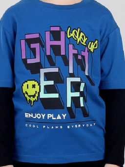 CRB wear / CWKB 63975-42-425 Джемпер для мальчика,синий  фото 2
